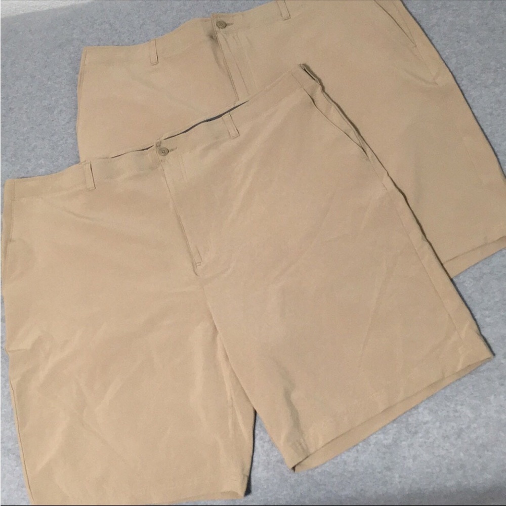 Mens Casual Khaki Shorts Bundle Lot Size 44 Performance Active Golf Comfort